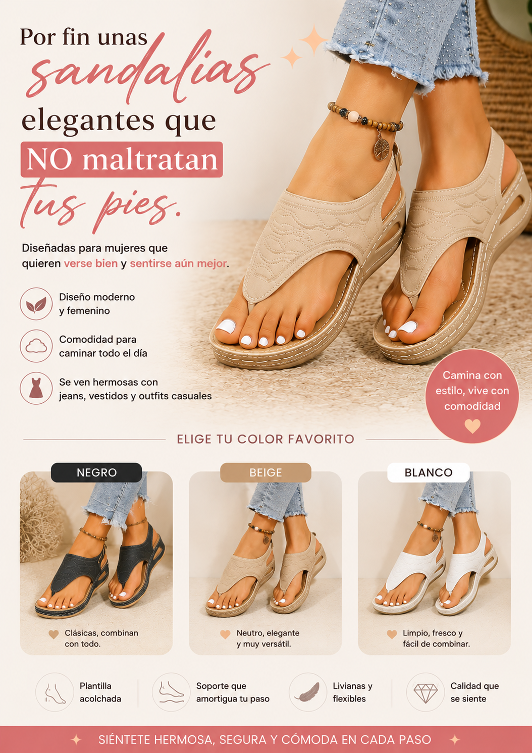SANDALIA ORTOPEDICA COMFORTFLEX🔝🔥💎