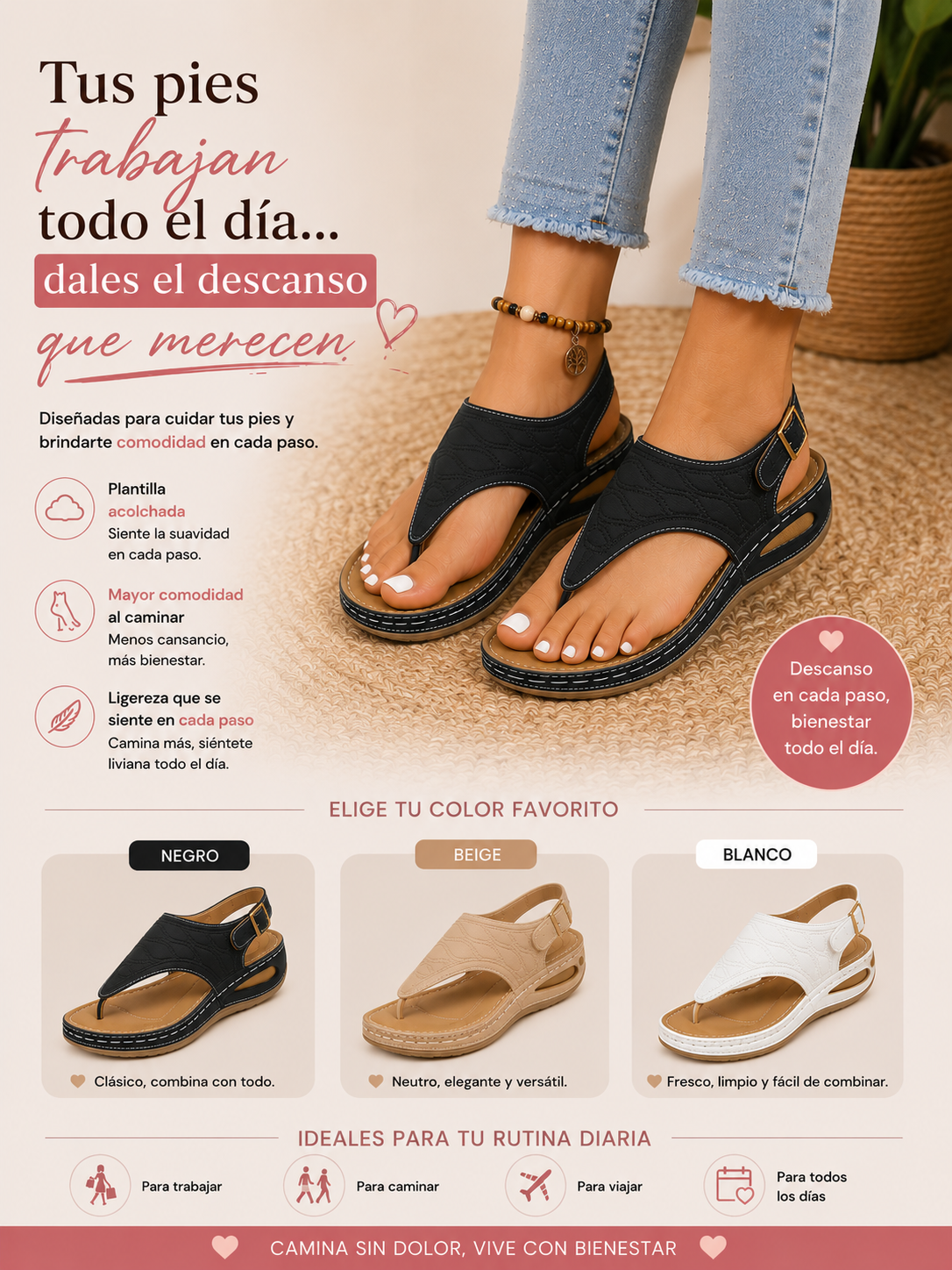 SANDALIA ORTOPEDICA COMFORTFLEX🔝🔥💎